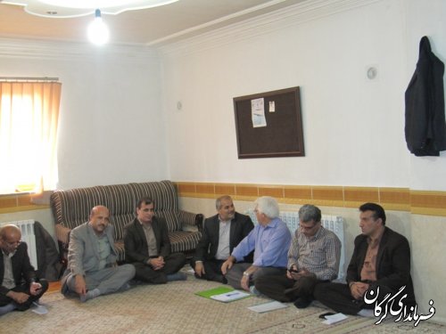 گزارش تصویری از جلسه مدیریت بحران استانهای گلستان وسمنان در روستای چهارباغ