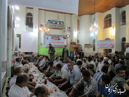 محفل انس با قرآن کریم در روستای اسپومحله