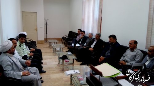 جلسه فوق العاده شورای هماهنگی ترافیک در مصلی گرگان برگزار شد