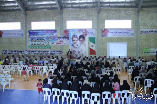 گزارش تصویری از افتتاح سالن ورزشی روستای شموشک سفلی گرگان