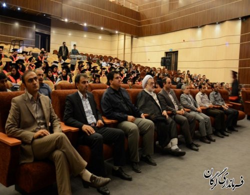 جشن فارغ التحصیلی دانش آموختگان دانشگاه آزاد اسلامی گرگان برگزار شد