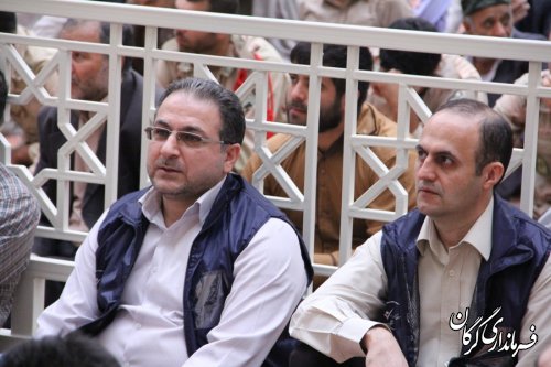 گزارش تصویری از حضور اعضای ستاد سرشماری استان و شهرستان در نماز جمعه گرگان