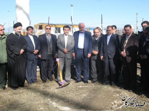 دو پروژه زیربنایی در فرودگاه گرگان کلنگ زنی و افتتاح شد
