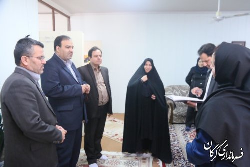 بازدید ازمرکز بازپروری دختران وزنان آسیب دیده ودرمعرض آسیب تحت نظارت بهزیستی استان