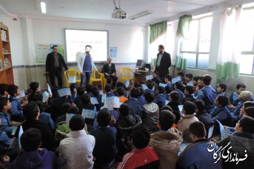 برنامه های روز هوای پاک در دبستان و کودکستان شهر گرگان برگزار شد