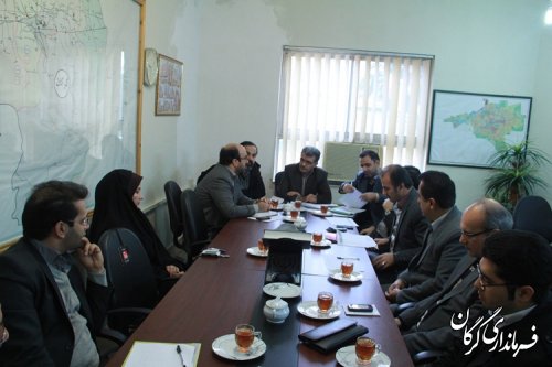 جلسه هماهنگی افتتاح پروژه های دهه فجر شهرستان گرگان برگزار شد