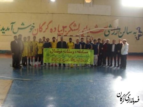 مسابقه دوستانه فوتسال تیم کارکنان شیلات گلستان با حوزه علمیه امام خمینی (ره) گرگان