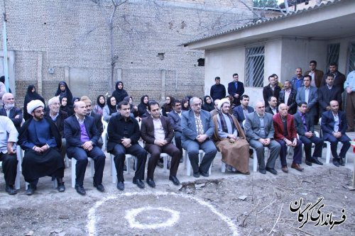 مراسم کلنگ زنی آغاز عمليات ساخت مرکز جامع سلامت اوزينه گرگان