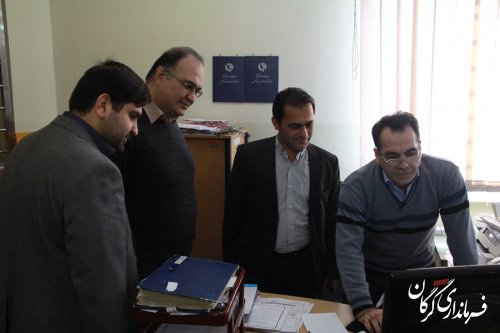 بازدید سرزده فرماندار از ادارات مرکز بهداشت و ثبت احوال شهرستان گرگان