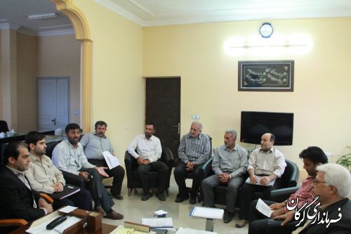 جلسه بررسی مسائل و مشکلات روستاهای غرب شهرستان گرگان با فرماندار برگزار شد