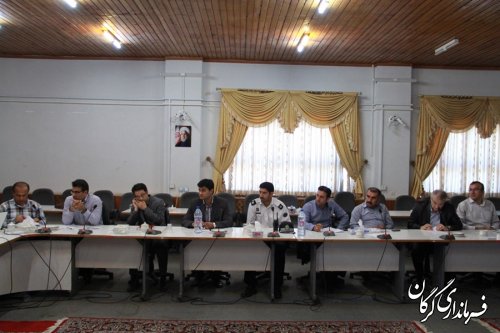 سومین جلسه شورای سلامت و امنیت غذایی شهرستان گرگان برگزار شد