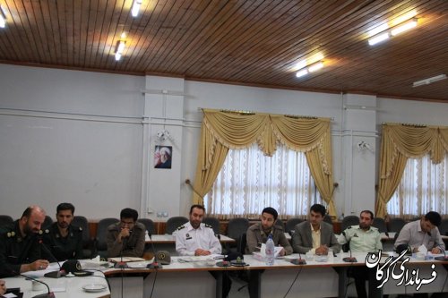جلسه ستاد استقبال از 13 شهید غواص و خط شکن گمنام در گرگان برگزار شد 
