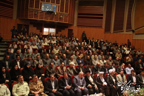 آیین افتتاح متمرکز 128پروژه عمرانی ،اقتصادی و اشتغالزایی در شهرستان گرگان برگزار شد 