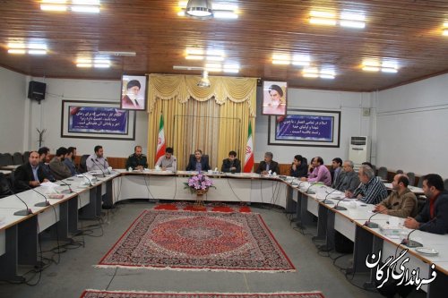 جلسه هماهنگی ستاد گرامیداشت هفته دفاع مقدس در فرمانداری گرگان برگزار شد 
