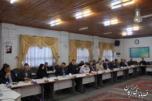 ششمین جلسه شورای اداری شهرستان گرگان برگزار شد 