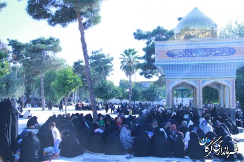 گزارش تصویری /دعای پرفیض عرفه در امامزاده عبدالله(ع) شهر گرگان با حضور فرماندار 