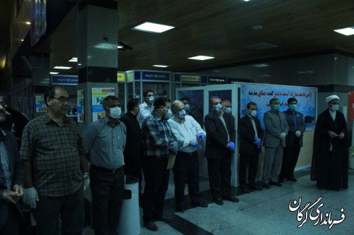 استقبال فرماندار مرکز استان از اولین گروه حجاج بیت الله الحرام در فرودگاه گرگان