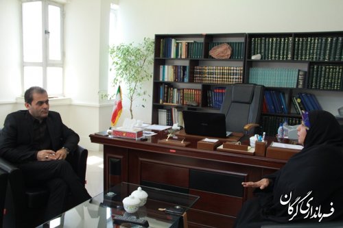 رییس شورای اسلامی شهر گرگان با فرماندار دیدار کرد 