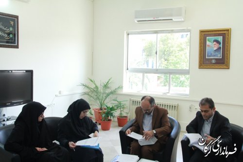 جلسه کمیته انطباق مصوبات شورای شهر در فرمانداری گرگان برگزار شد