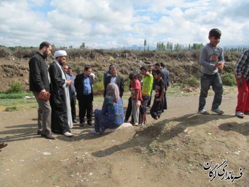 بازدید کمیته پیشکیری و کنترل شورای فرعی مبارزه با مواد مخدر از روستای قزاق محله