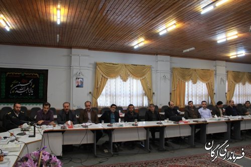 جلسه شورای هماهنگی مدیریت بحران شهرستان گرگان برگزار شد 