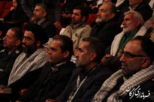 آیین اختتامیه جشنواره رسانه‌ای شهدای غواص و مدافع حرم در گرگان برگزارشد