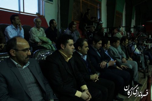 حضور فرماندار گرگان در سالن مسابقات بسکتبال لیگ برتر ایران