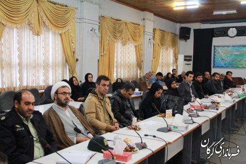 چهارمین گردهمایی دهیاران و رؤسای شوراهای اسلامی بخش مرکزی گرگان برگزار شد