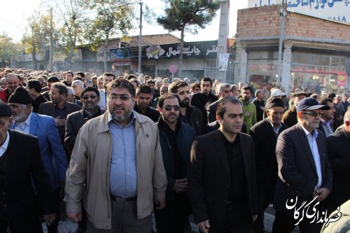پیکر جانباز شیمیایی «محمد اتراچالی» در گرگان تشییع شد