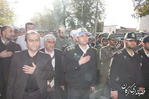 پیکر جانباز شیمیایی «محمد اتراچالی» در گرگان تشییع شد