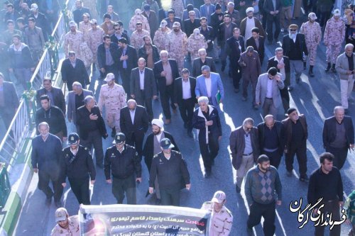تشییع باشکوه ششمین شهید مدافع حرم اهل بیت(ع) در گرگان برگزار شد