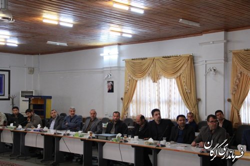 جلسه هماهنگی اجلاسیه4000شهید استان ،ستاد راهیان نور جنوب و ستاد رزمایش فجر انقلاب اسلامی در گرگان برگزارشد