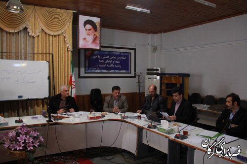 نشست  بررسی و پیگیری پروژه های عمرانی با مدیران شهرستان گرگان برگزار شد 