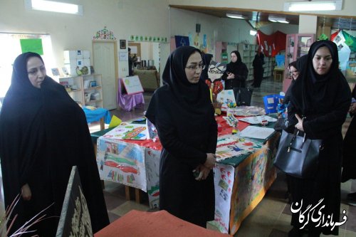 نمایشگاه تجلی رویش در کانون پرورش فکری شهرستان گرگان افتتاح شد
