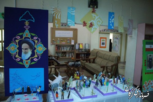 نمایشگاه تجلی رویش در کانون پرورش فکری شهرستان گرگان افتتاح شد