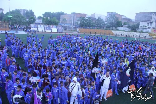 اولین المپیاد ورزشی گلستان اجلاسیه 4000شهید استان در گرگان برگزارشد