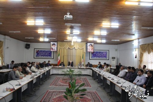 اولین گردهمایی دهیاران و رؤسای شوراهای اسلامی بخش مرکزی گرگان برگزار شد