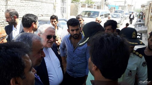 بازدید استاندار گلستان به همراه فرماندارگرگان از روند اجرای طرح شهید شوشتری 