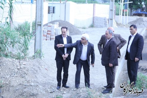 فرماندار گرگان از دو روخانه همجوار با روستاهای زنگیان و قلعه محمود بازدید کرد
