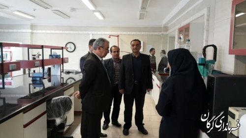 بازدید دکتر حسینی از تصفیه خانه فاضلاب شهر گرگان