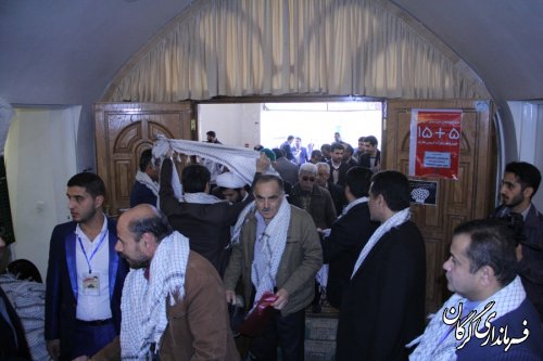 اولین کنگره شهدای کارمند استان گلستان در گرگان برگزار شد