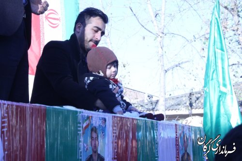 مراسم تشییع پیکر مطهر شهید امنیت پایدار در گرگان برگزار شد