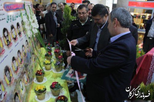 افتتاح نمایشگاه توانمندی های مدیریت جهاد کشاورزی شهرستان گرگان