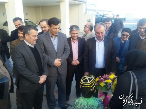 آیین افتتاح هشت واحد مسکن مهر برای خانواده‎های دارای دو معلول شهرستان گرگان