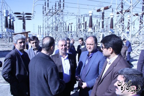 افتتاح و به بهره برداری رسیدن 5پروژه برق فشار قوی در استان گلستان