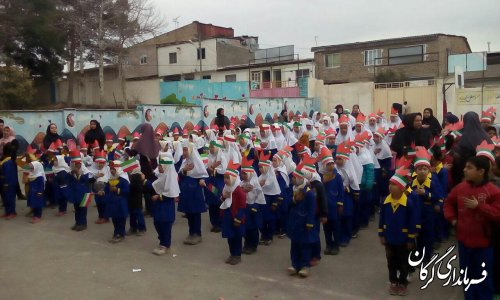 جشن انقلاب در مدرسه مهربانی پارس برگزار شد