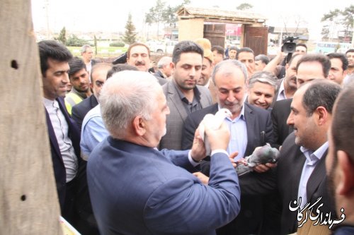 افتتاح کمپ نوروزی روستاییان شهرستان گرگان