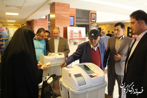 برگزاری مانور انتخابات الکترونیکی بصورت شبیه سازی شده در شهر گرگان