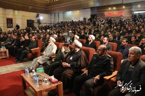 دومین یادواره شهدای نیروی انتظامی استان گلستان در گرگان برگزار شد 
