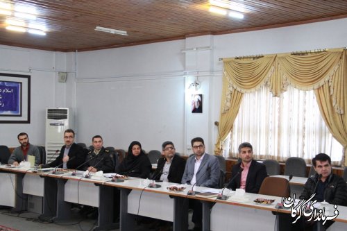 جلسه مشترک کارگروه اجتماعی،فرهنگی وشورای هماهنگی مبارزه با مواد مخدر شهرستان گرگان برگزار شد  